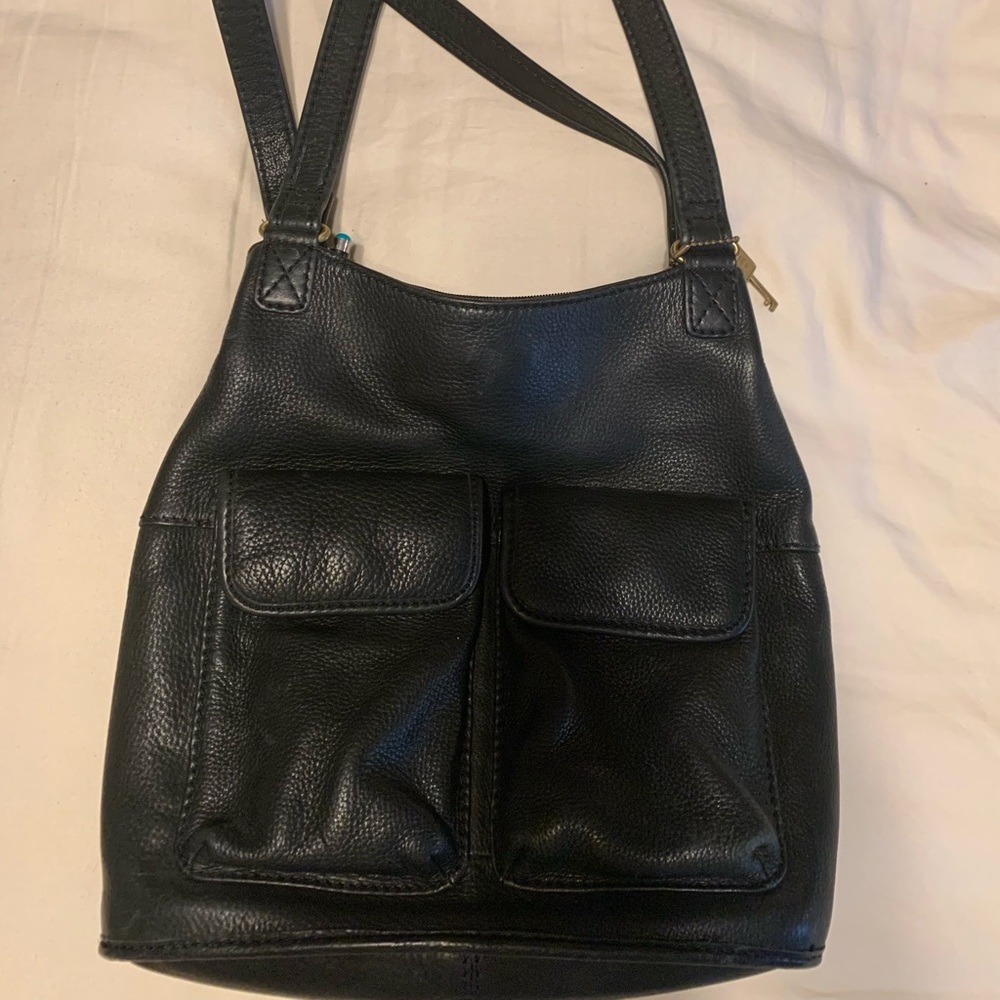 Fossil black leather bag - Picture 2 of 8